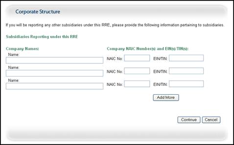 Corporate Structure Page