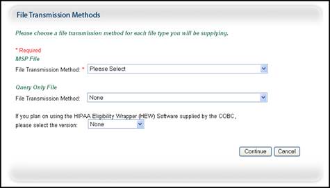 File Transmission Methods Page