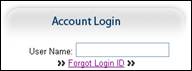 Account Login Box