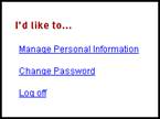 Account Settings Box