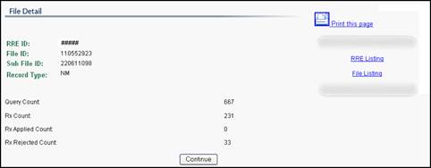 Non-MSP File Detail Page