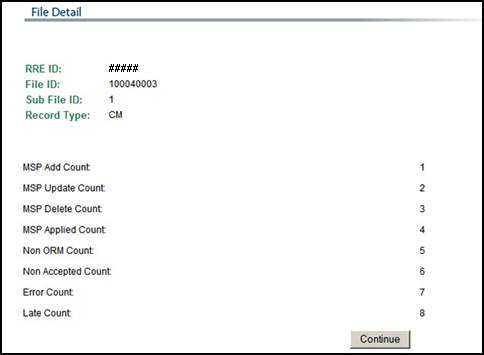Claim File Detail Page