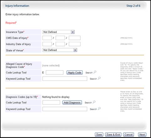 Injury Information Page