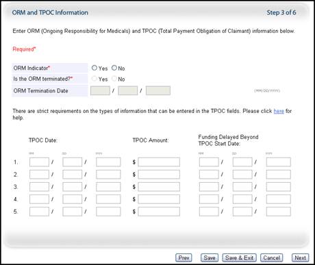 ORM and TPOC Information Page